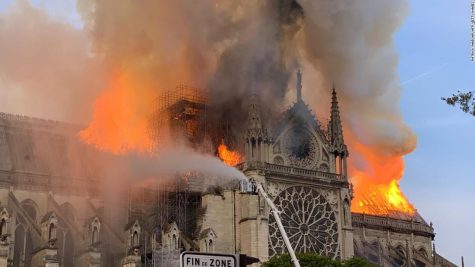 Fire at the Notre Dame